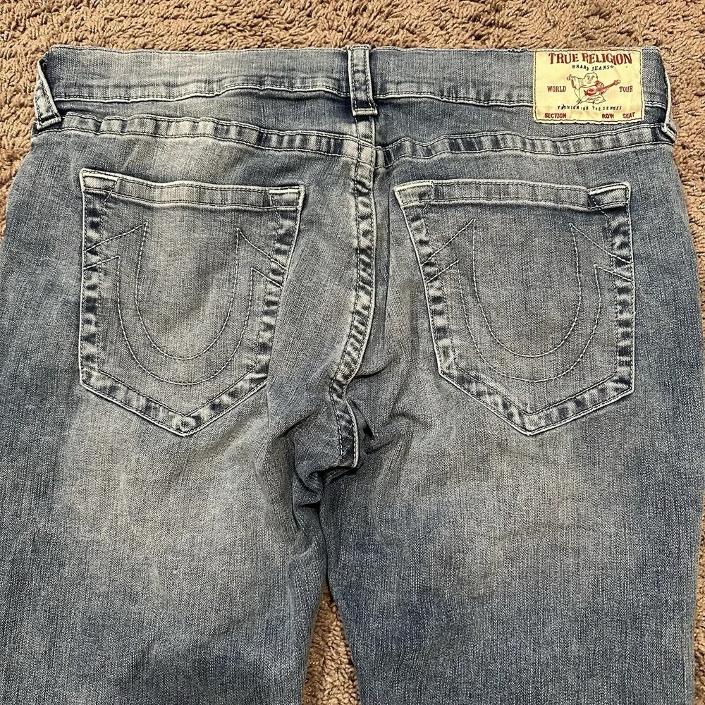 True‎ Religion Men's Rocco Relaxed Skinny Stretch Denim 40x32 Y2K Streetwear